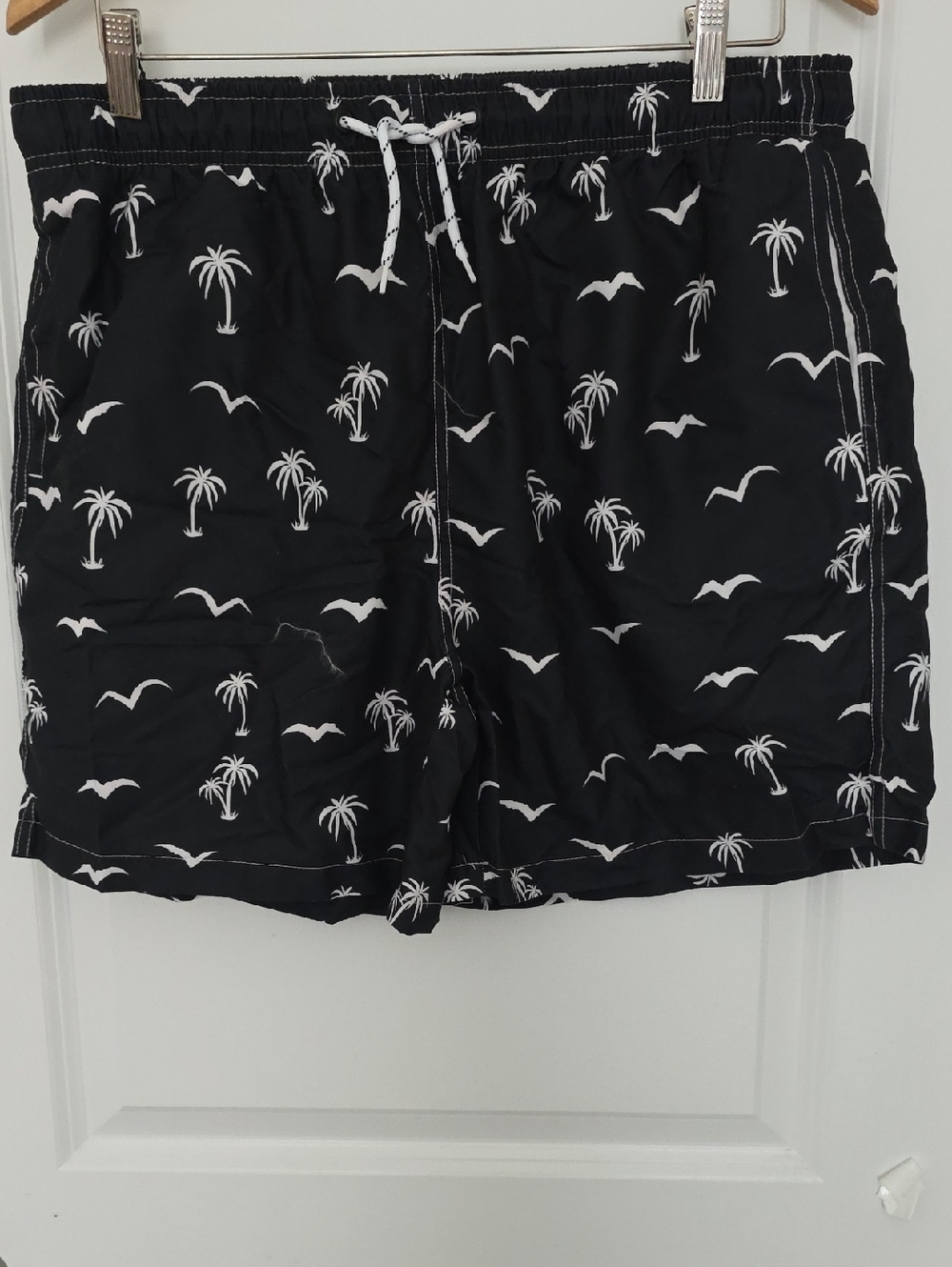 Shein Palm Tree Swim Trunks Size XL